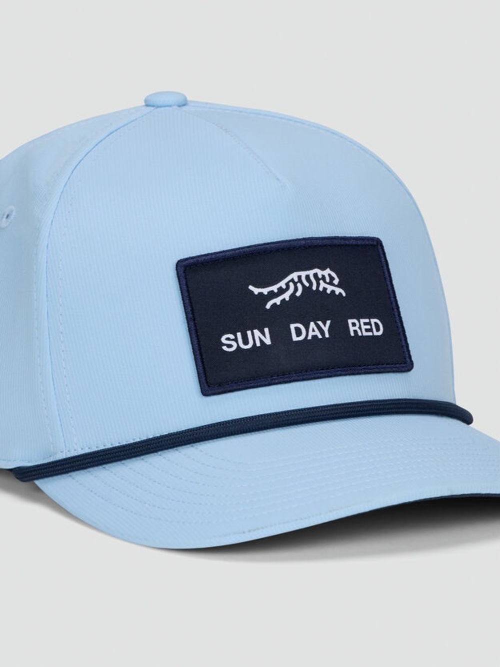 Sun Day Red Pioneer Performance Rope 5 Panel Snapback Hat